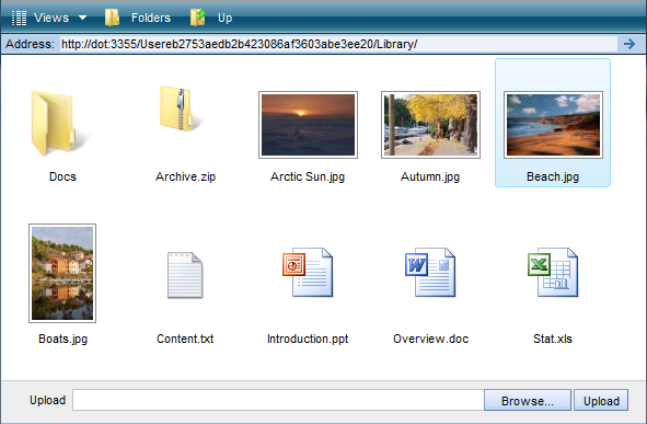 Image preview mode in IT Hit AJAX File Browser