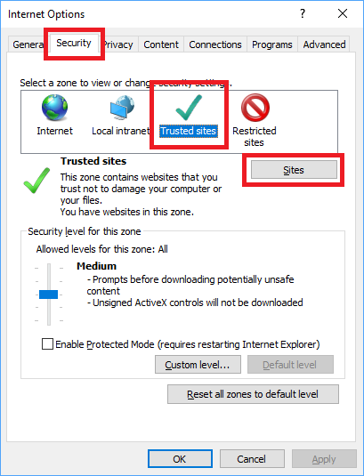 Internet Explorer requires web site to be added to the Trusted Sites list in order to pass cookies to a WebDAV server.