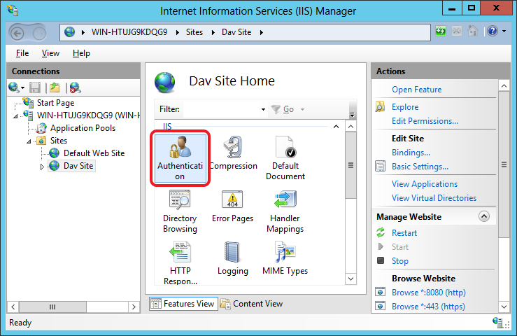 Iis авторизация. Windows Server WEBDAV. Authentication IIS. IIS WEBDAV. IIS authentication Windows.