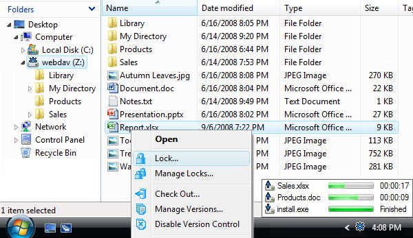 Drive mapping tool for accessing WebDAV servers With Map WebDAV Drive you can access to WebDAV servers