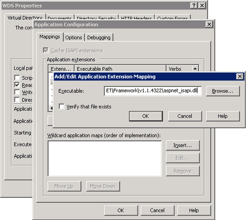 Type path to executable file